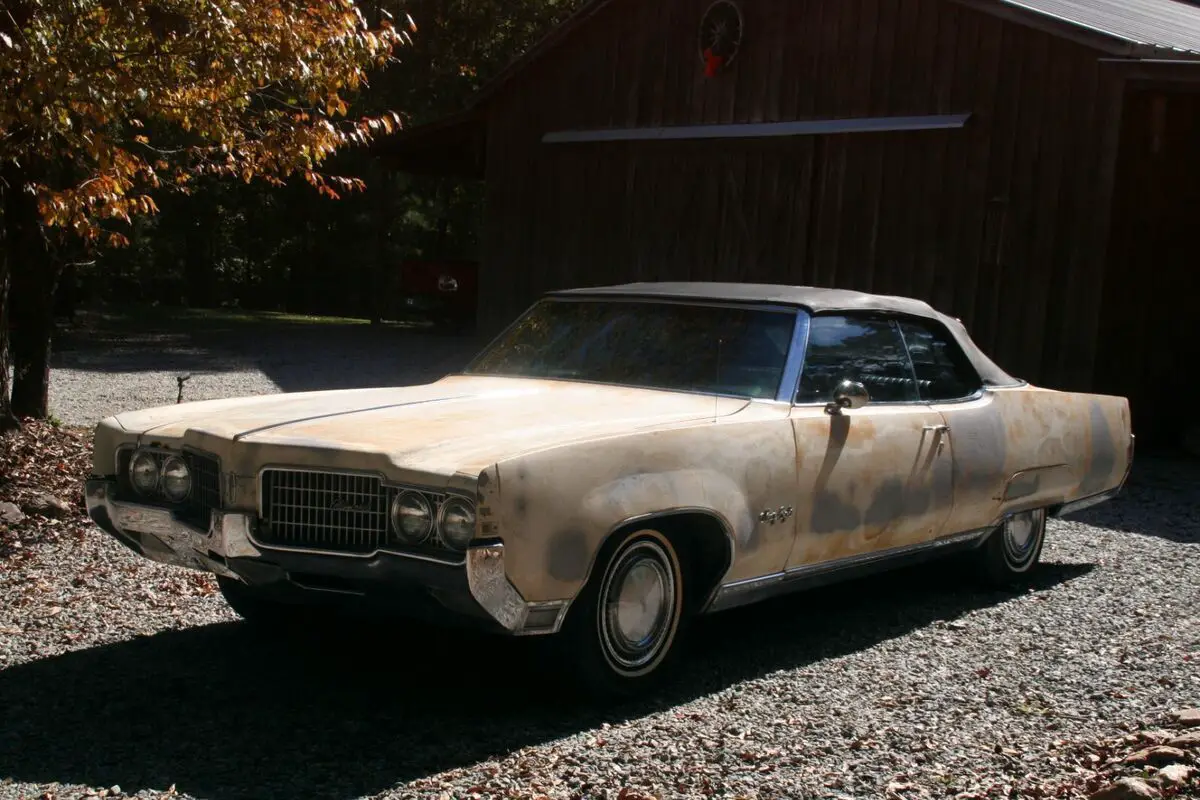 1969 oldsmobile ninety-eight convertible - 1 owner. survivor ! 455 rocket