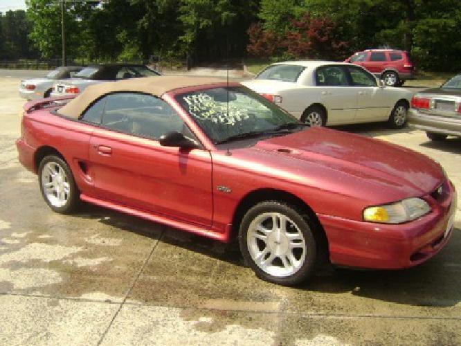 obo 1998 ford mustang gt convertible in roxboro, nc