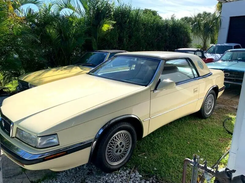 1991 chrysler tc by maserati convertible 41,750 1 owner 3.0l v6 sohc 12v a