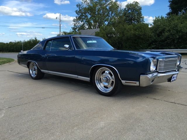 1970 chevy monte carlo 350ci v-8 4brl carb a/t a/c p/s p/b 18" rallys