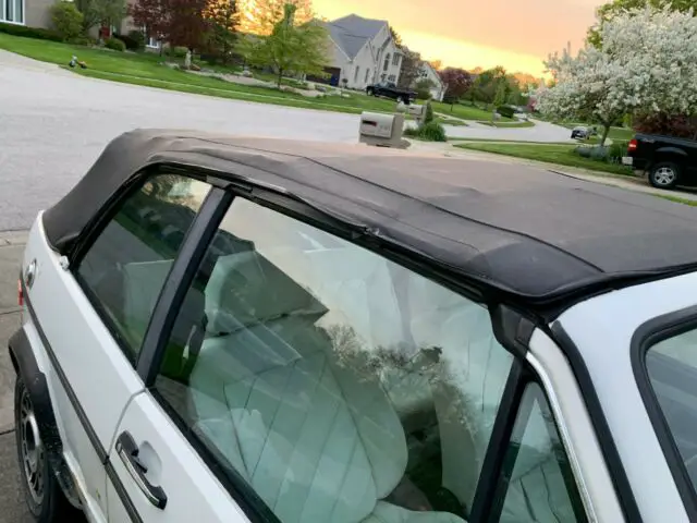 1986 vw cabriolet 5 speed