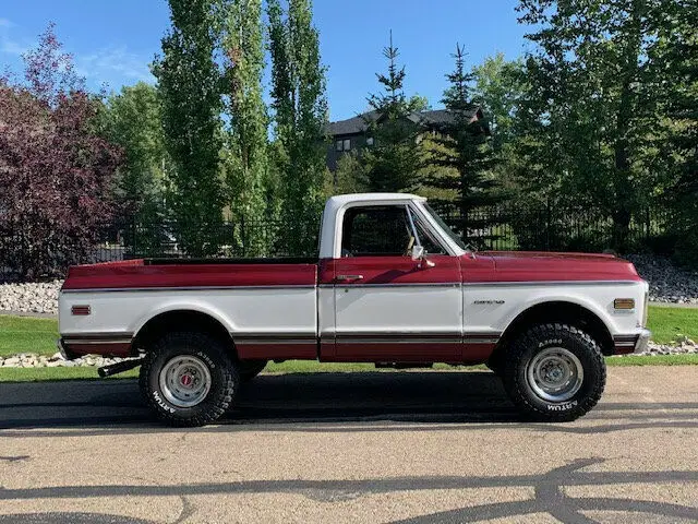 1972 chevrolet cst 10 ke 4x4 real deal shortbox deluxe hounsdtooth