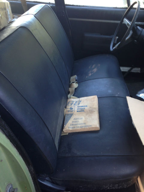 1968 amc ambassador sedan- rare- one of 1,881 made- solid project car!