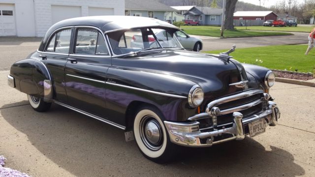 1950 chevrolet fleetline deluxe sedan automatic 2-speed