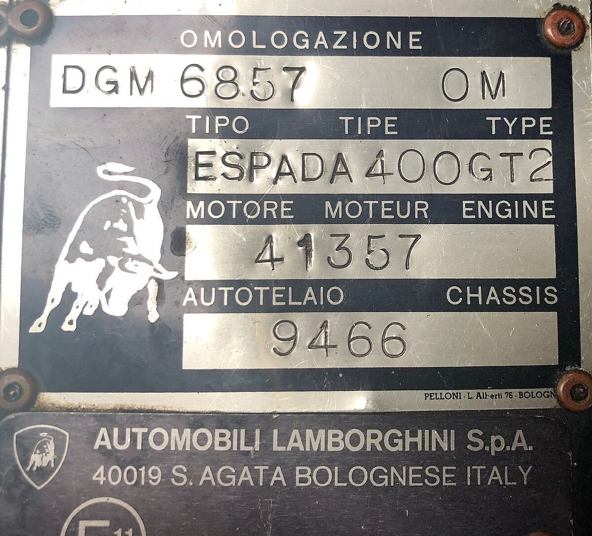 lamborghini espada 400gt type ii