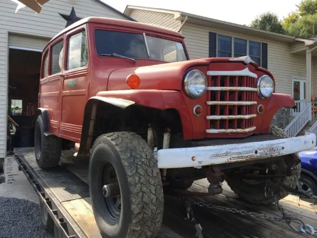 1955 jeep willys station wagon 4x4 no reserve auction