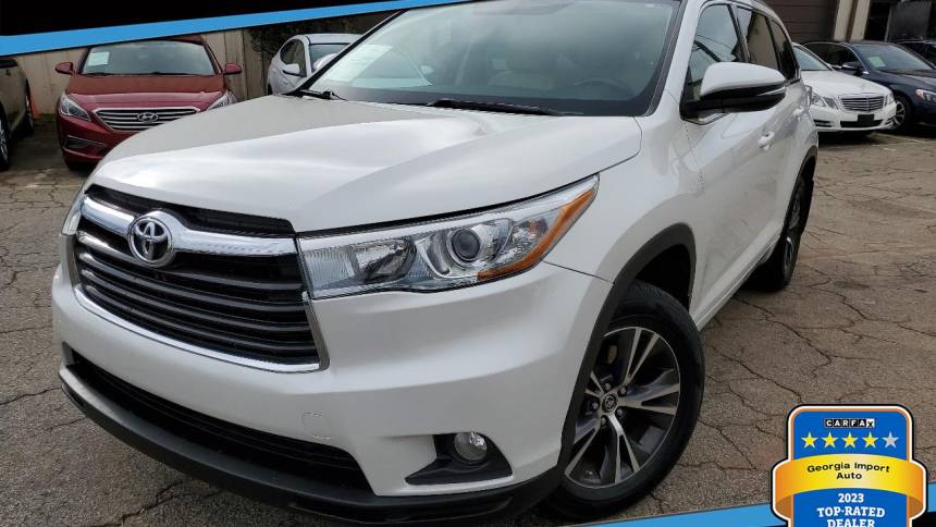 2016 toyota highlander xle