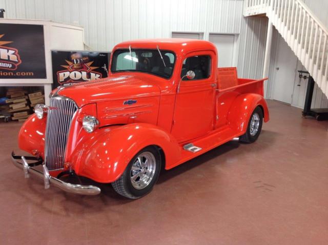 1937 custom chevrolet hot rod pick up truck show room restoration