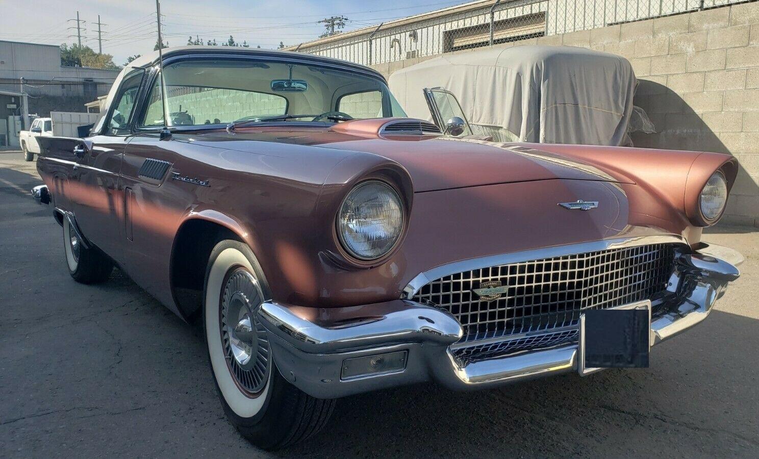 1957 ford thunderbird e code convertible excellent condition