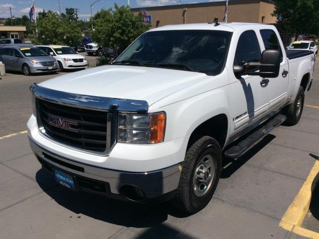 2008 gmc sierra 2500hd work truck 4wd work truck 4dr crew cab lb for sale in billings, montana