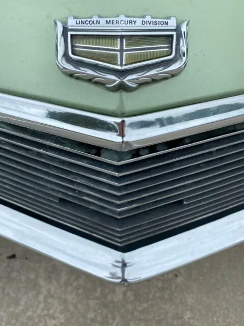 1971 mercury monterey coupe green rwd automatic