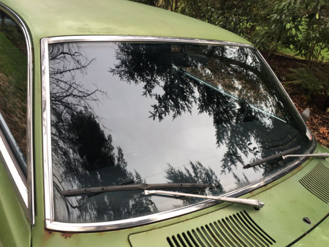 1974 mazda rx4 coupe, olivine green
