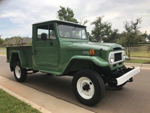 1970 toyota land cruiser 3795 miles green pickup 4 cyl 3.8 manual