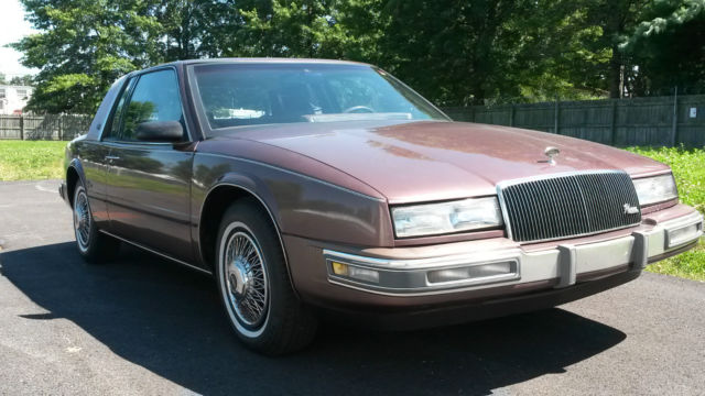 1988 buick riviera ultra-rare triple rosewood! 106k survivor!