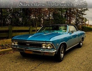 1966 blue ss454 tribute! 4 speed body off restoration resto-mod stunning vehicle