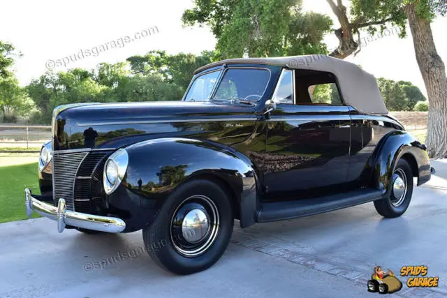 1940 ford deluxe convertible "rock solid character"