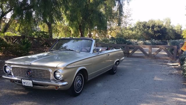1963 plymouth valiant signet 200 convertible