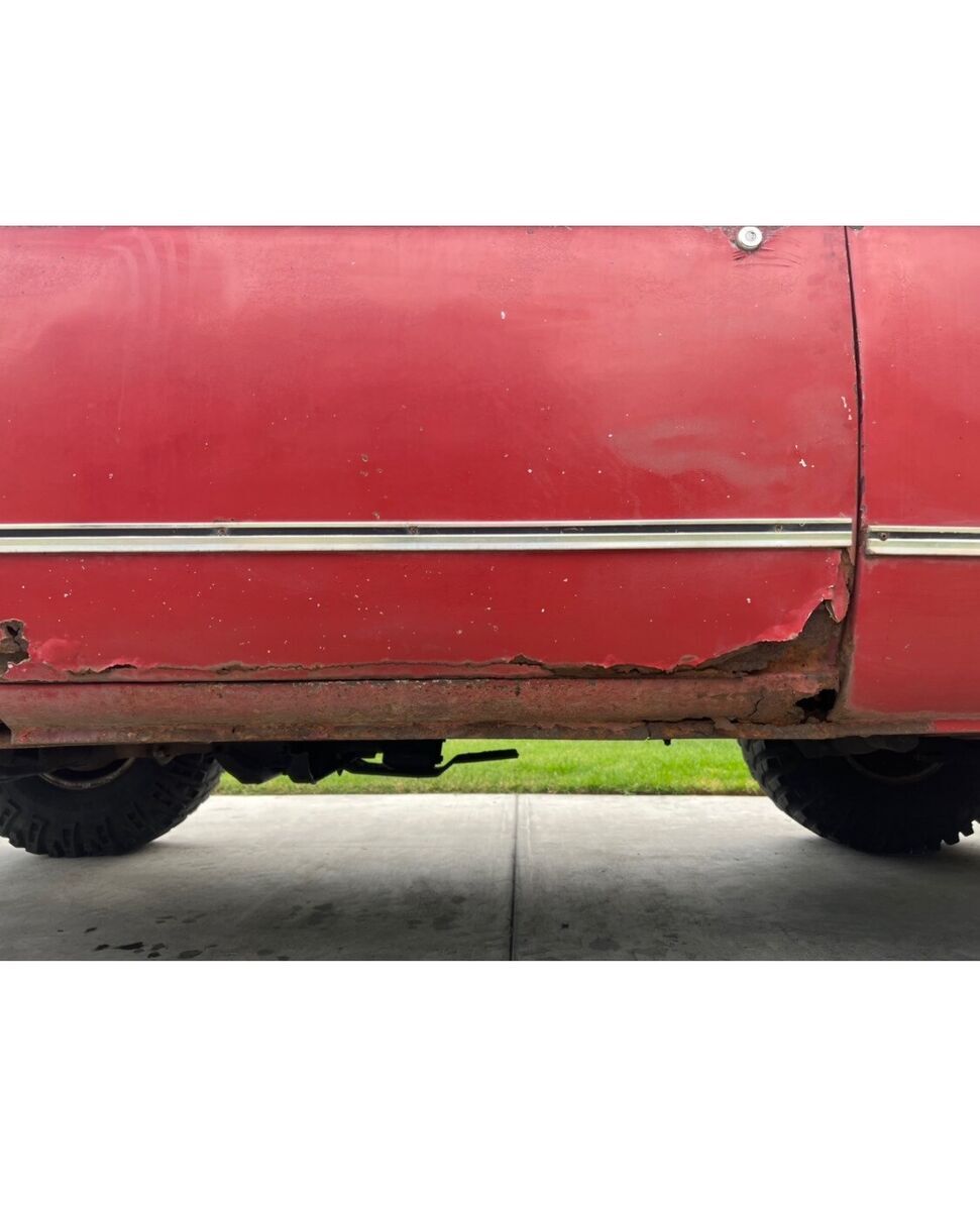1974 chevrolet blazer red 4wd automatic cheyenne