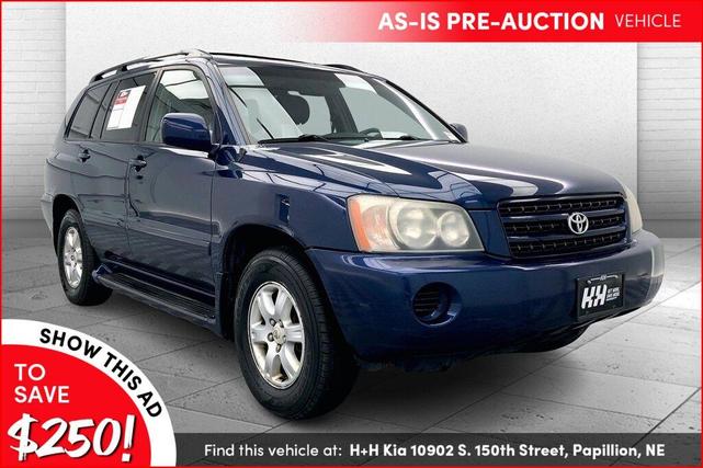 2002 toyota highlander v6 (a4)