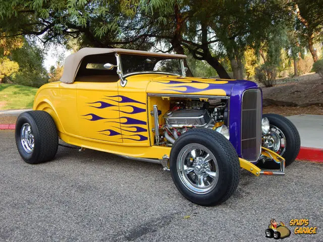 1932 ford hi-boy roadster street rod gm 502 big block detroit posi track 4 disc