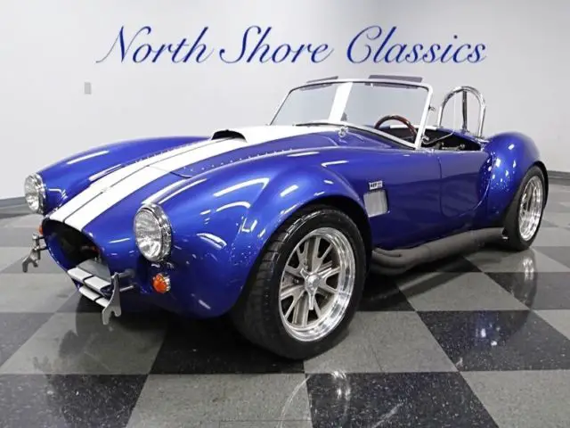 1965 shelby cobra, blue with 9,578 miles available now!
