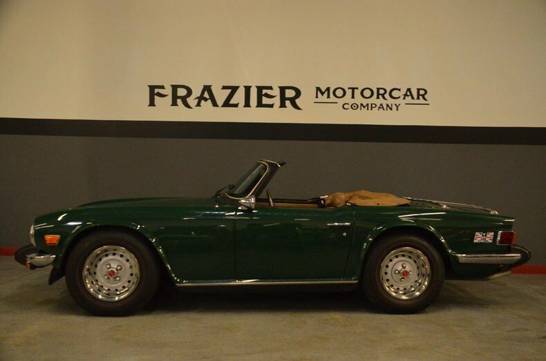 southern non rust tr6 with overdrive/factory hard top/soft top/ air conditioning