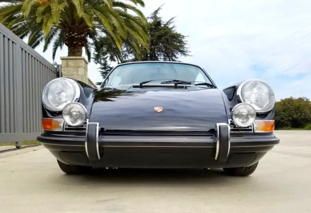 1969 911s porsche nut/bolt restoration 911 s. rare special order black on black