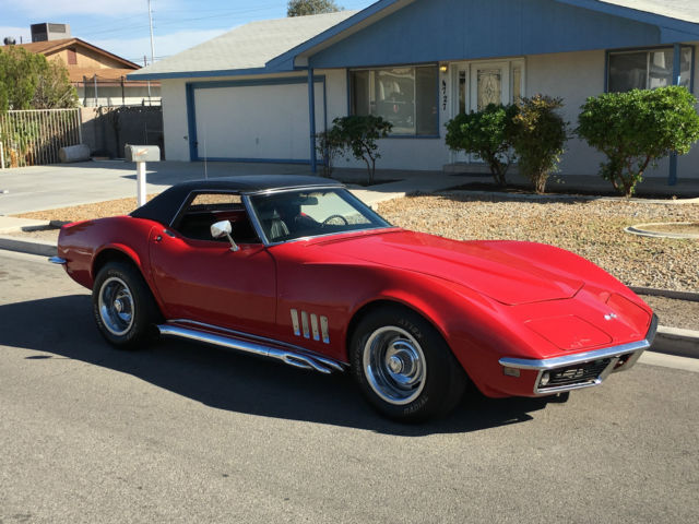 no reserve 1968 corvette convertible numbers matching roadster c3 4 speed