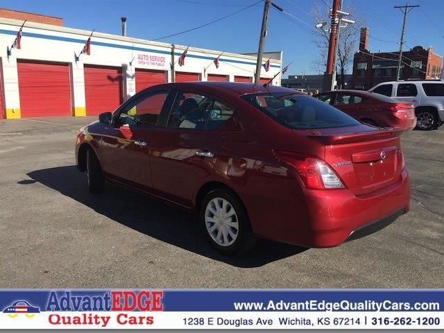 2017 nissan versa 1.6 s 1.6 s 4dr sedan 4a for sale in wichita, kansas
