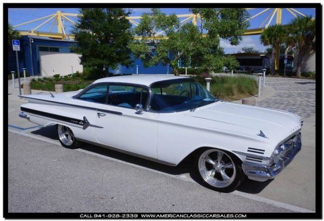 very clean '60 chevy impala bubble top a/c 283 ps california black tag now in fl