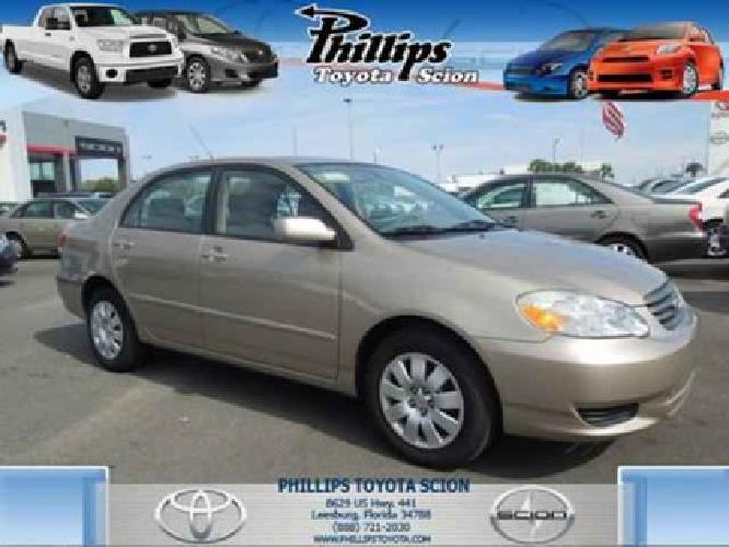 2004 toyota corolla le in leesburg, fl