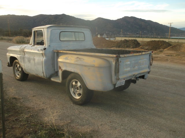 1963 chevy patina short bed step side shop truck disc brakes 454 power steering