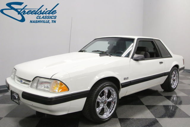 clean notchback fox body, built 302ci, 5 speed manual, 5 lug, 140mph speedo