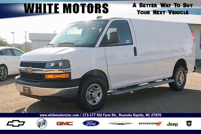 used 2021 chevrolet express cargo van work van