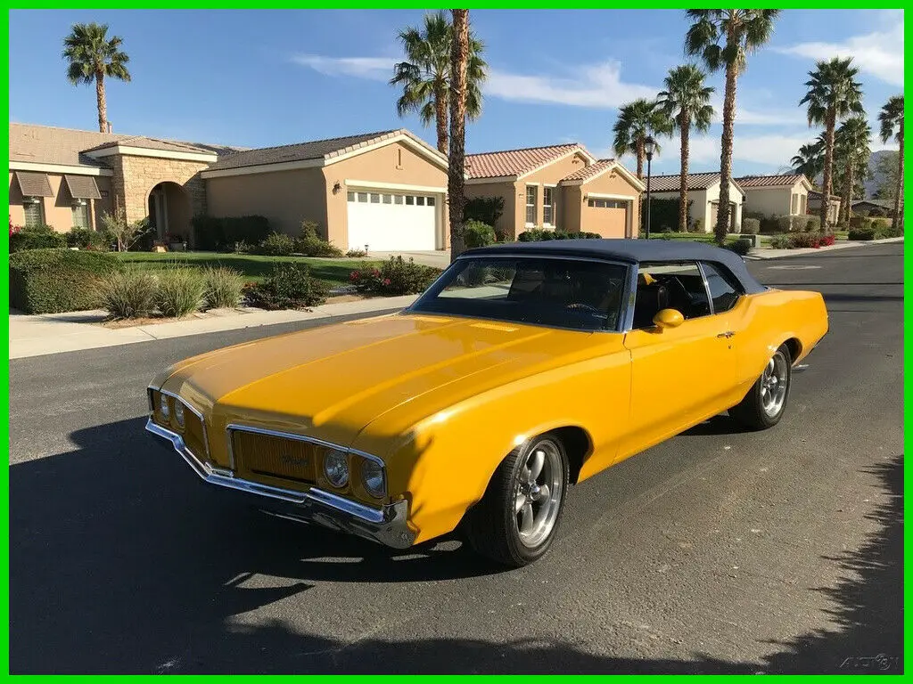 1970 oldsmobile cutlass convertible 496big block v8 575hp 3-spd automatic hid