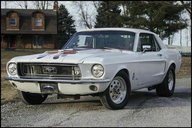 1968 ford mustang restomod 1,000 miles white 351 automatic