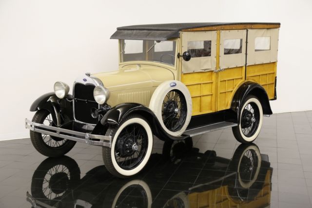 1929 ford model a woody station wagon