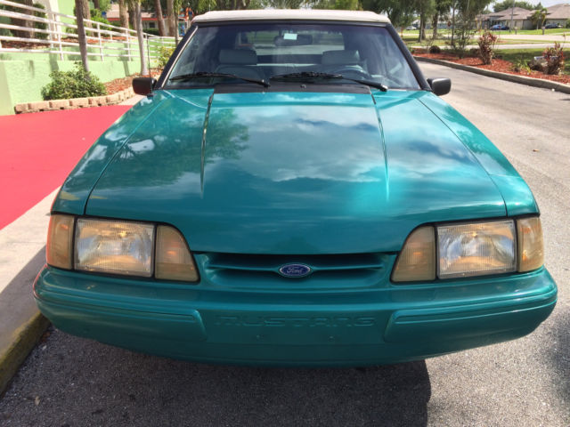 mustang lx 5.0 convertible low miles