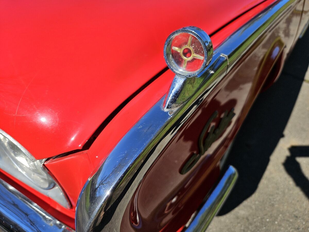 1960 ford galaxie coupe red