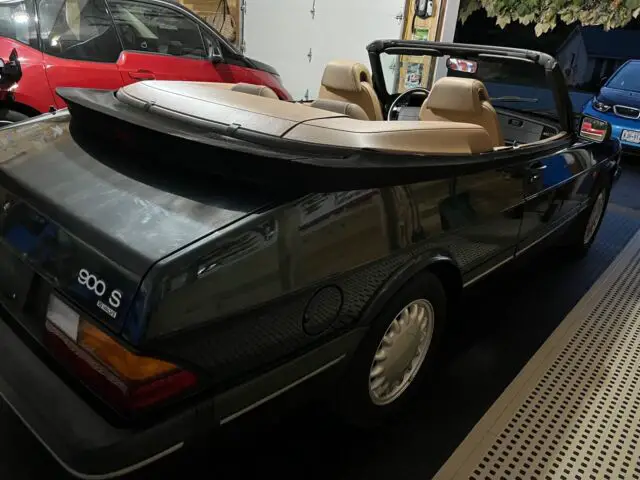 1994 saab 900 convertible green fwd manual s