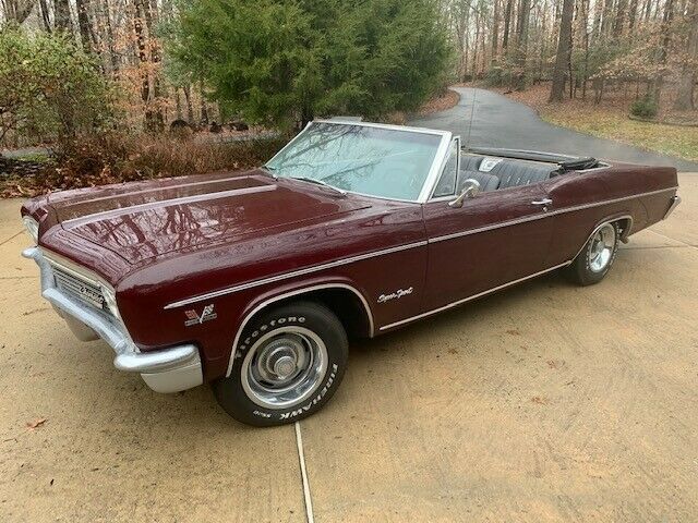 1966 chevrolet convertible impala super sport fresh 454cid v8
