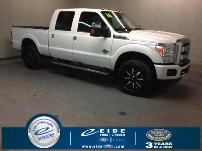 2016 ford f-350 super duty platinum 4x4 platinum 4dr crew cab 6.8 ft. sb srw pickup for sale in bismarck, north dakota
