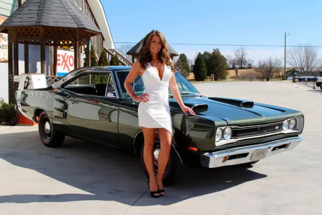 1969 dodge super bee #s matching 383 ps pb auto build sheet & window sticker