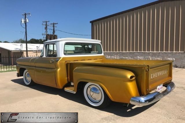 1963 chevrolet c-10 0 gold 350 v8 turbo 350 automatic