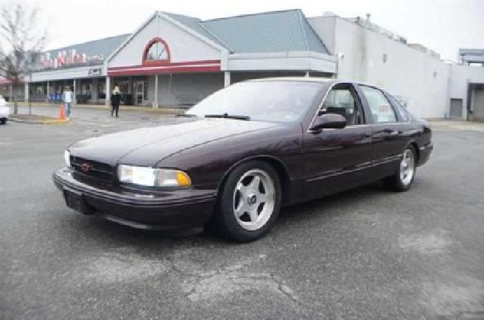 1996 burgundy chevrolet impala ss in baiting hollow, ny