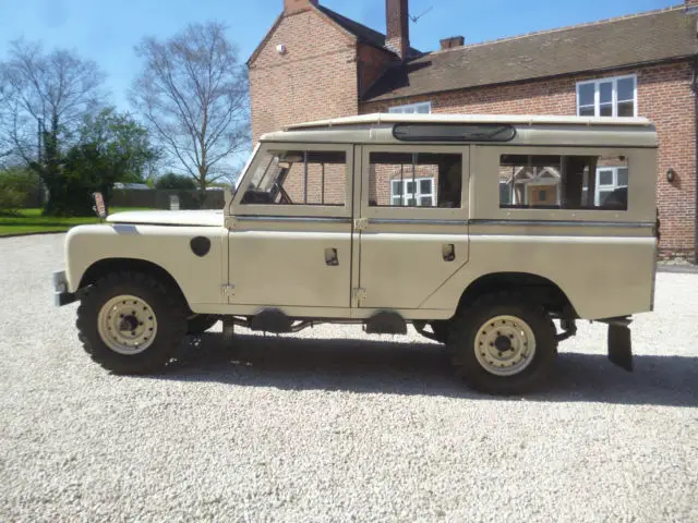 1980 land rover series 111 safari 109 station wagon left hand drive