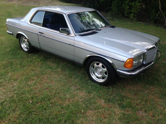 1980 mercedes benz 230ce coupe rare manual trans euro spec car