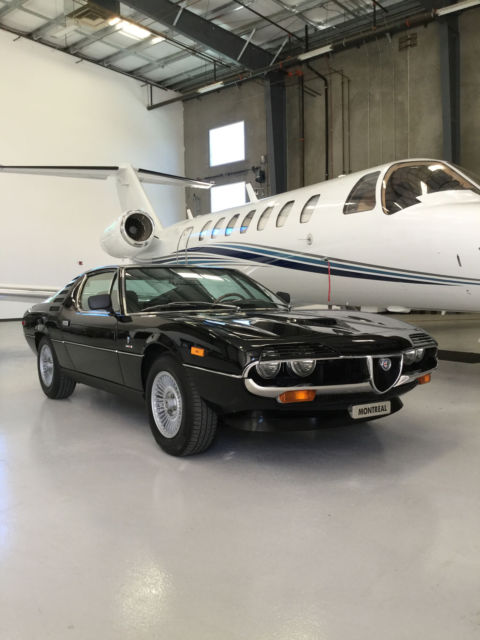 1972 alfa romeo montreal 80 quality photos visually stunning in black