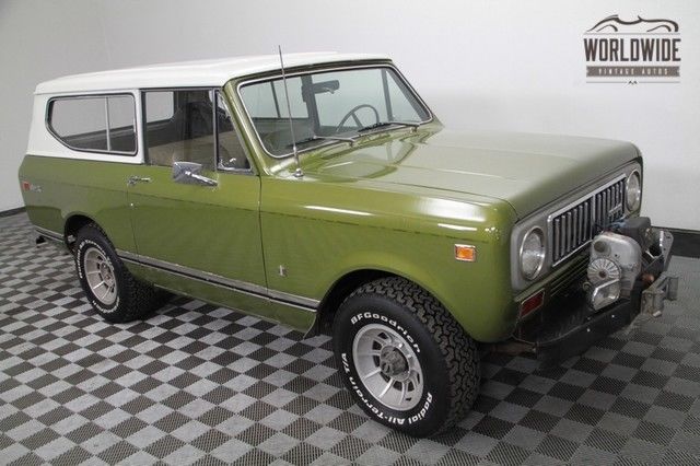 1974 international scout one-owner! 87k orig. miles!