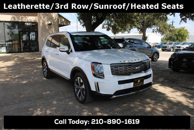 2020 kia telluride s w/ leatherette, 3rd row, sunroof